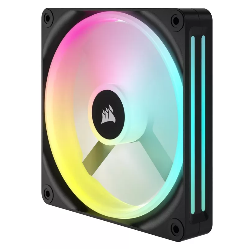 Ventiliatorių rinkinys Corsair iCUE LINK QX120 RGB 120mm PWM (3 vnt.) CO-9051004-WW