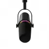 Shure MV7+-K-BNDL – lektoriaus/vokalinis mikrofonas su XLR/USB-C jungtimi, juodas + stalinis stovas GATOR