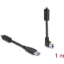 DeLOCK USB 3.0 kabelis, A tipo kištukas – B tipo kištukas, 90° kampu, 1 m