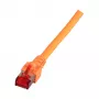 EFB-Elektronik RJ45 jungiamasis laidas Cat.6 S/FTP LSZH oranžinis 0,25 m