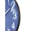 NeXtime 3077bl 3D sieninis laikrodis, Ø39.5 cm, mėlynas/baltas