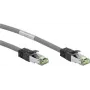 Goobay CAT 8.1 Patch Laidas, S/FTP (PiMF), Pilka, 15 m - LSZH Halogen-Free, Varis AWG 24 (55142)