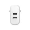 Belkin BOOST CHARGE maitinimo adapteris - 24 W - QC 3.0 - 2 USB išėjimai - baltas (WCB002VFWH)