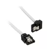 Corsair CC-8900279 Premium SATA kabelis su apvalkalu, kampuotas, 30 cm, baltas, 2 vnt. rinkinys