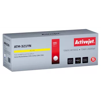 Activejet ATM-321YN Toner (pakaitalas Konica Minolta TN321Y; Supreme; 25 000 puslapių; geltonas)
