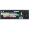 Logickeyboard Avid Media Composer Astra 2 klaviatūra, universali USB, QWERTY vokiškas išdėstymas, pilka