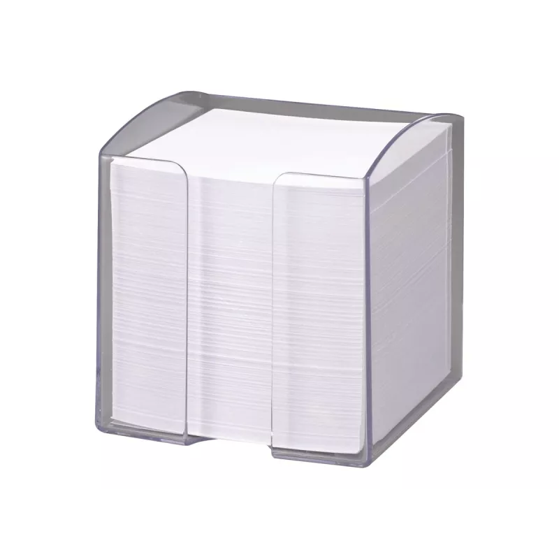 Kvadratinis permatomas užrašų bloknotas Durable TREND 105x100x100 mm