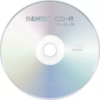 Emtec ECOC802552CB CD-R 700 MB 52x 25 vnt. (kiekvienas diskas vienkartinio įrašymo)