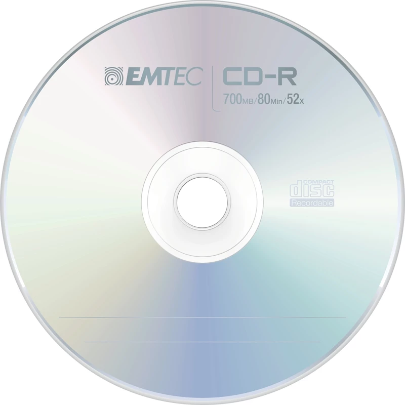 Emtec ECOC802552CB CD-R 700 MB 52x 25 vnt. (kiekvienas diskas vienkartinio įrašymo)