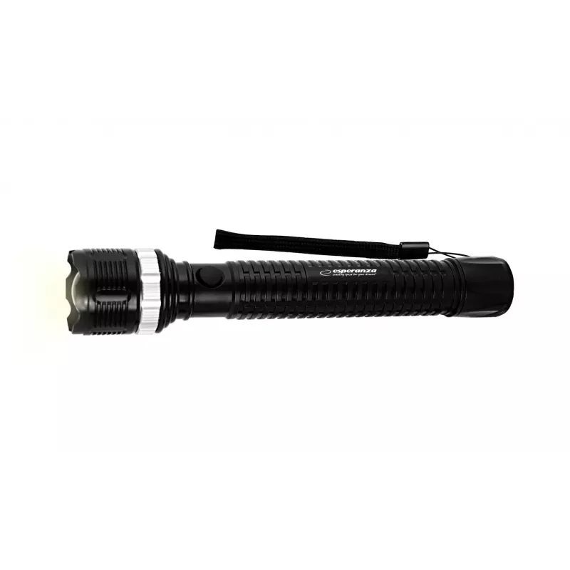 Rankinis žibintuvėlis ESPERANZA Epione XL LED 1,2W 100 lm 100 m Juodas, baterija R20 (3)
