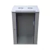 Sieninis stovas Extralink Rackmount spinta 18U 600x600 Pilka su raktiniu užraktu