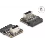 Delock 67239 USB 5 Gbps adapter, nuo 19-pin USB lizdo iki vidinio Type-E Key A lizdo, kampuotas