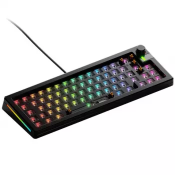Mechaninė klaviatūra GLORIOUS GMMK 3 PRO Barebones 65% laidinė USB RGB juoda