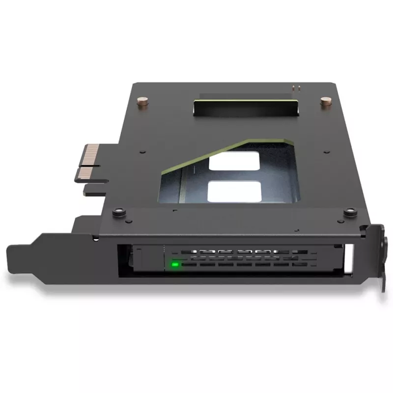 ICY Dock ToughArmor MB111VP-B – Mobilus diskų rack'as M.2 / M.3 SSD – 2,5 colio (6,4 cm) – NVMe – PCIe 4.0 x4 – Juodas (MB111VP-B)