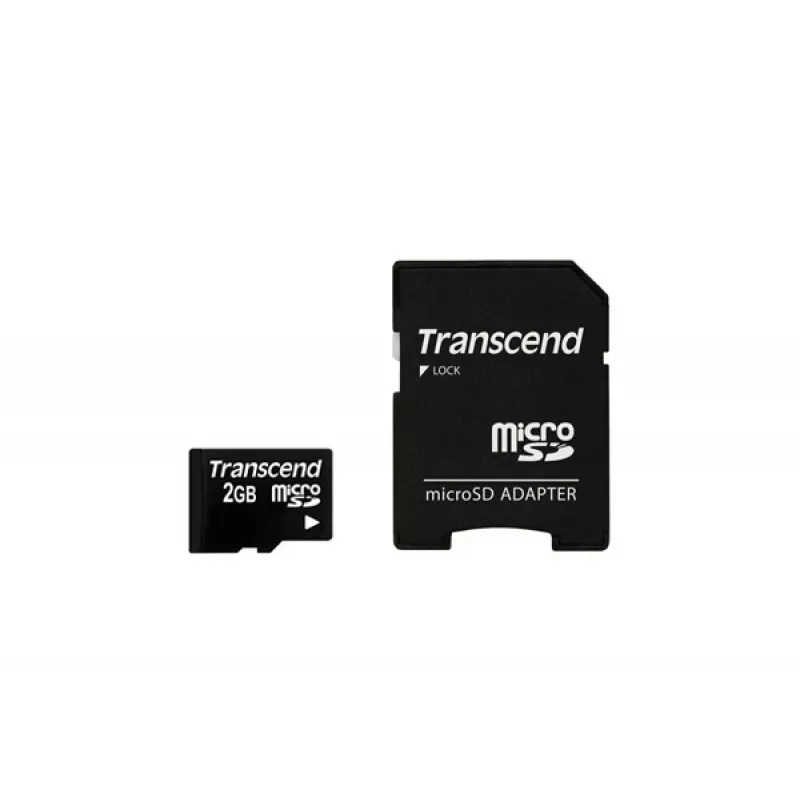 Flash atminties kortelė Transcend 2GB MicroSD TS2GUSD