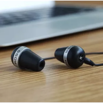 Koss THE PLUG CLASSIC laidinės ausinės, į ausis, triukšmo slopinimas, juodos