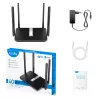 Cudy LT500 belaidis maršrutizatorius Fast Ethernet dviejų juostų (2,4 GHz / 5 GHz) 4G juodas