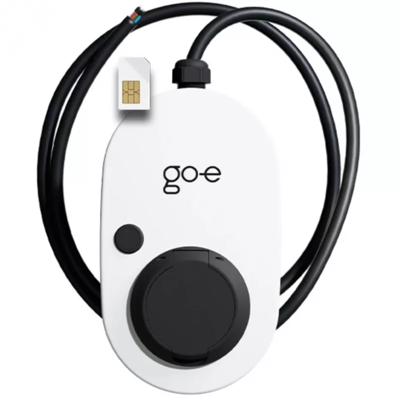 Įkroviklis Gemini 2.0, 11 kW (16A trifazis), Wallbox White/black, be kabelio, 4G/LTE