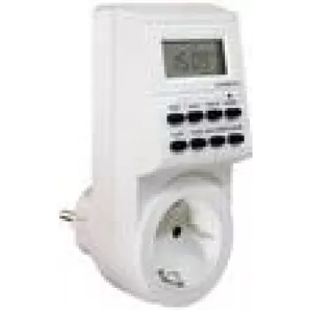Savaitinis laikmatis as-Schwabe 24032 Digital White 230V 16A