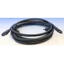 USB-C į USB-C laidas Elotouch E969524 0,6 m Juoda