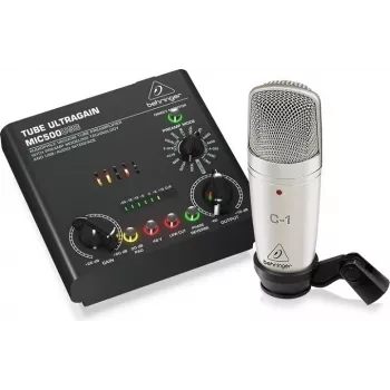 Mikrofonas Behringer Voice Studio – įrašymo ir tinklalaidžių rinkinys