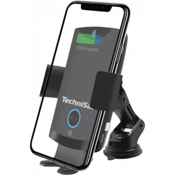 TECHNISAT SmartCharge 2 laikiklis išmaniesiems telefonams ir planšetiniams kompiuteriams su integruotu įkrovimo palaikymu