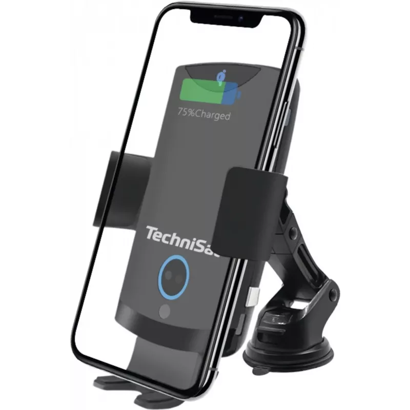 TECHNISAT SmartCharge 2 laikiklis išmaniesiems telefonams ir planšetiniams kompiuteriams su integruotu įkrovimo palaikymu