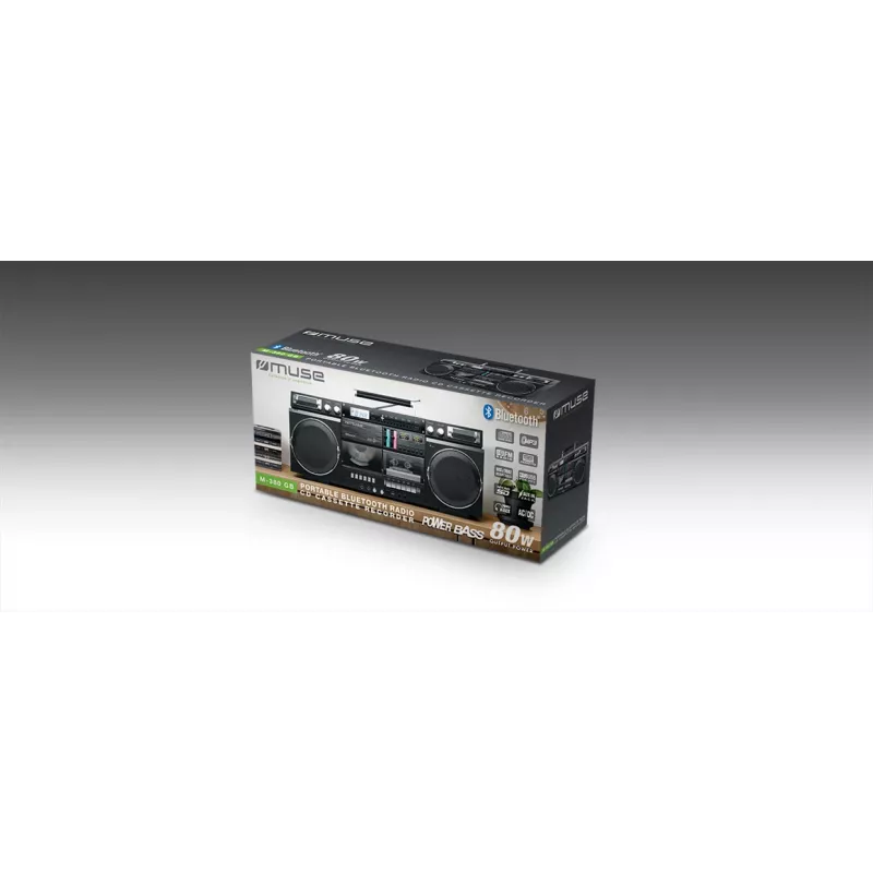 MUSE Boombox M-380 GB juoda