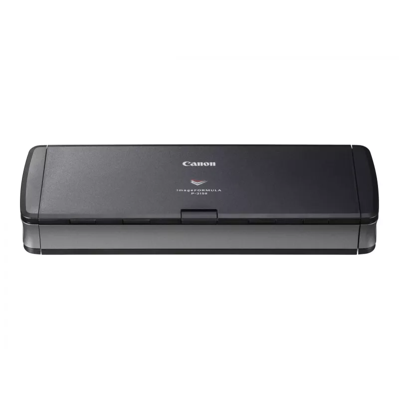 Canon imageFORMULA P-215II nešiojamasis dvipusis dokumentų skaitytuvas, 216 x 1000 mm, 600 x 600 DPI, 24 bit, lakštinis skaitytuvas, juoda, pilka, CMOS CIS