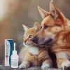Ausų priežiūros tirpalas JM Sante Vet Protector Uszy Plus 50 ml – ausų higienai suaugusiems šunims ir katėms