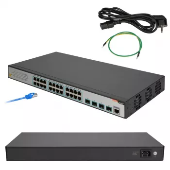 Valdomas jungiklis FiberHome S4820-28T-X-AC L2/L3 Gigabit Ethernet 24 prievadai
