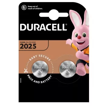 Baterijos CR2025 lizdinėje pakuotėje 2 vnt.