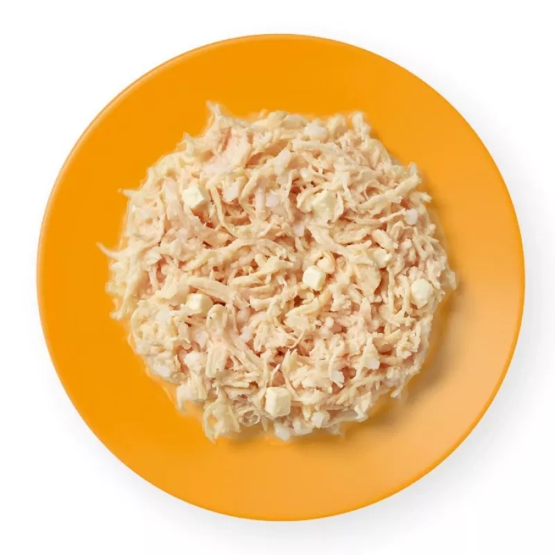 Šlapias pašaras suaugusioms katėms Applaws Vištienos krūtinėlė su sūriu sultinyje, 156 g