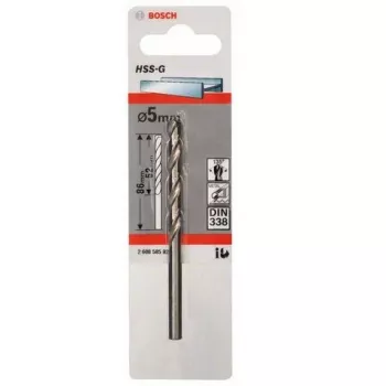 Gręžtuvas Bosch Metal HSS-G DIN 338 5 mm