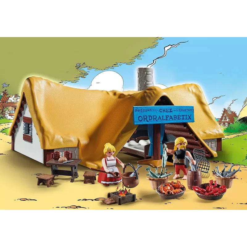 Playmobil 71266 Asterix: Unhygienixo trobelė – Unhygienix ir jo žmona Bacteria