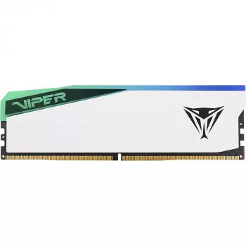 Patriot Viper Elite 5 RGB 48 GB (2x 24 GB) DDR5-6000 MHz atminties rinkinys, baltas, PVER548G60C42KW