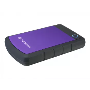 Transcend StoreJet 25H3P - Festplatte - 4TB - extern (tragbar) - 2.5 (6,4 cm) - USB3.0 - 256-Bit-AES - lila (TS4TSJ25H3P)