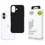 Matinis dėklas iPhone 16 6,1 juodas 3MK