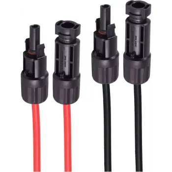 shiverpeaks ®-PV4 Prailginimo laidas, 4mm², 2 vnt. komplektas Raudonas/juodas, 15m (BS02-320816)