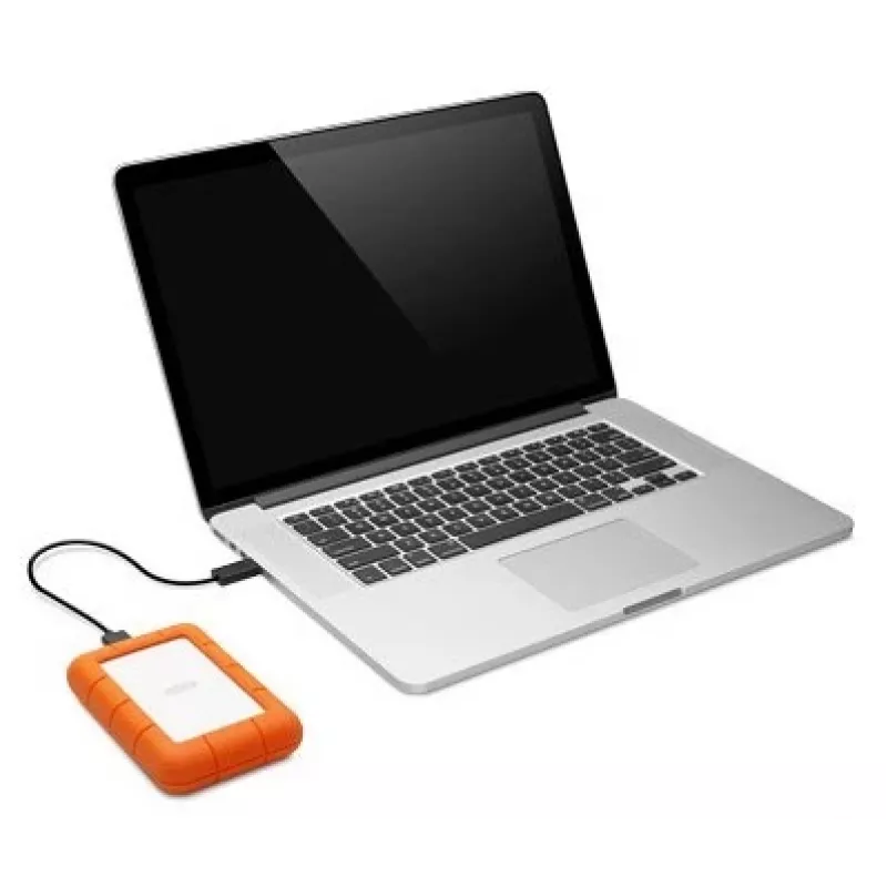 LaCie Rugged Mini išorinis kietasis diskas 4 TB 5400 aps./min. Micro-USB B 3.2 Gen 1 (3.1 Gen 1) oranžinis