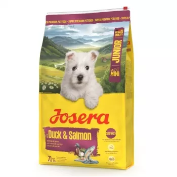 JOSERA Mini Junior Duck & Salmon - sausas šunų ėdalas - 10kg