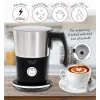 Automatinis pieno putotojas Adler AD 4497 — nerūdijantis plienas, 600 W, putos 120 ml / šildymas 300 ml, karštas ir šaltas