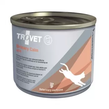 Šlapias kačių ėdalas TROVET Urinary Calm UCD Chicken 200 g – dietinis šlapimo takų palaikymas, kontroliuojami mineralai
