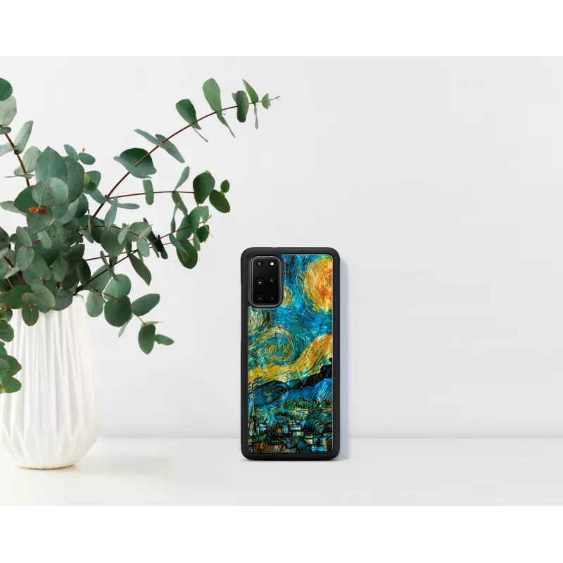 Apsauginis dėklas iKins Samsung Galaxy S20+ — žvaigždėto nakties juodas
