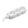 Tracer PowerCord ilginimo laidas, 3 lizdai, 3 m, baltas