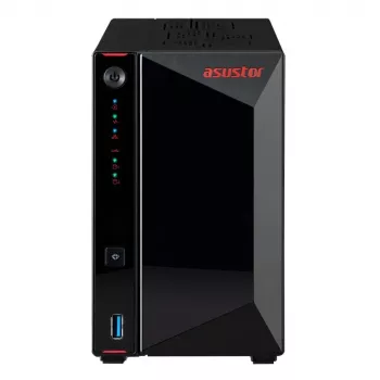 Asustor AS5402T NAS / saugojimo serveris Intel® Celeron® N5105 4 GB DDR4 0 TB ADM juoda