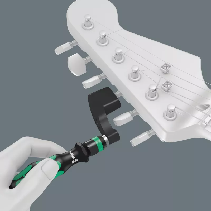 Gitaros įrankių rinkinys 9100 Kraftform compact, 27 dalių (juodas)
