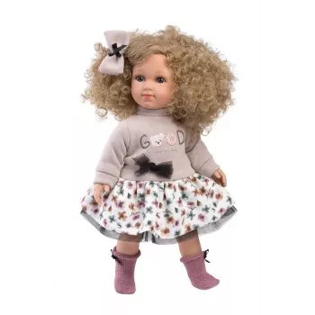Lėlė Llorens Elena 35 cm — minkštas kūnas, rankomis dažyti veidas ir galūnės