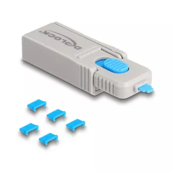 DeLOCK 20925 Micro USB prievadų blokavimo rinkinys 5 vnt. + raktas
