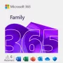 Microsoft 365 Family – prenumeratos licencija 1 metams iki 6 vartotojų ESD